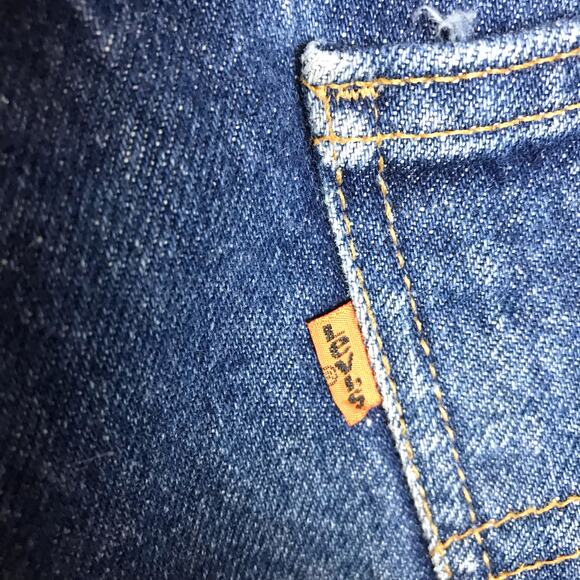 Levi's 517 VTG Men's 40x34 (Fits 38x29) USA Made 100% Cotton Boot Cut Jeans - Picture 6 of 11